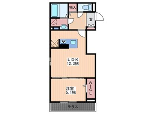 Ｄ－ｒｏｏｍせのやⅡの物件間取画像